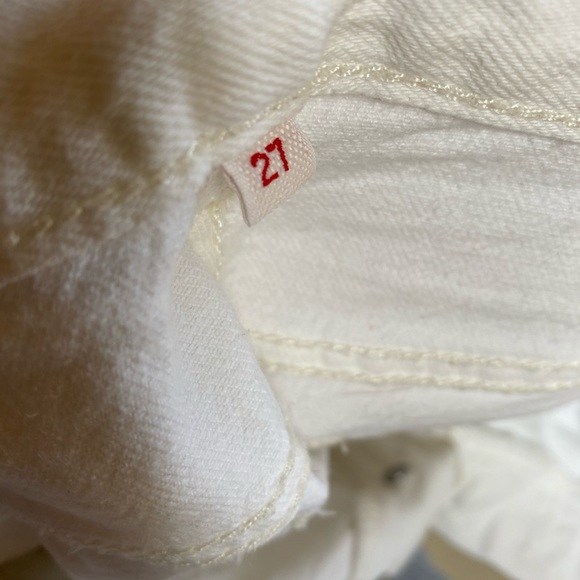 Levi’s High-Rise White Jean size 27 - Picture 3 of 6